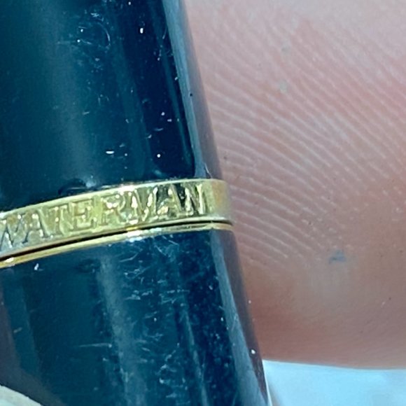 Blue Waterman Ballpoint Pen, Working Perfectly, Attractive Black and Golden Colo - Picture 2 of 10